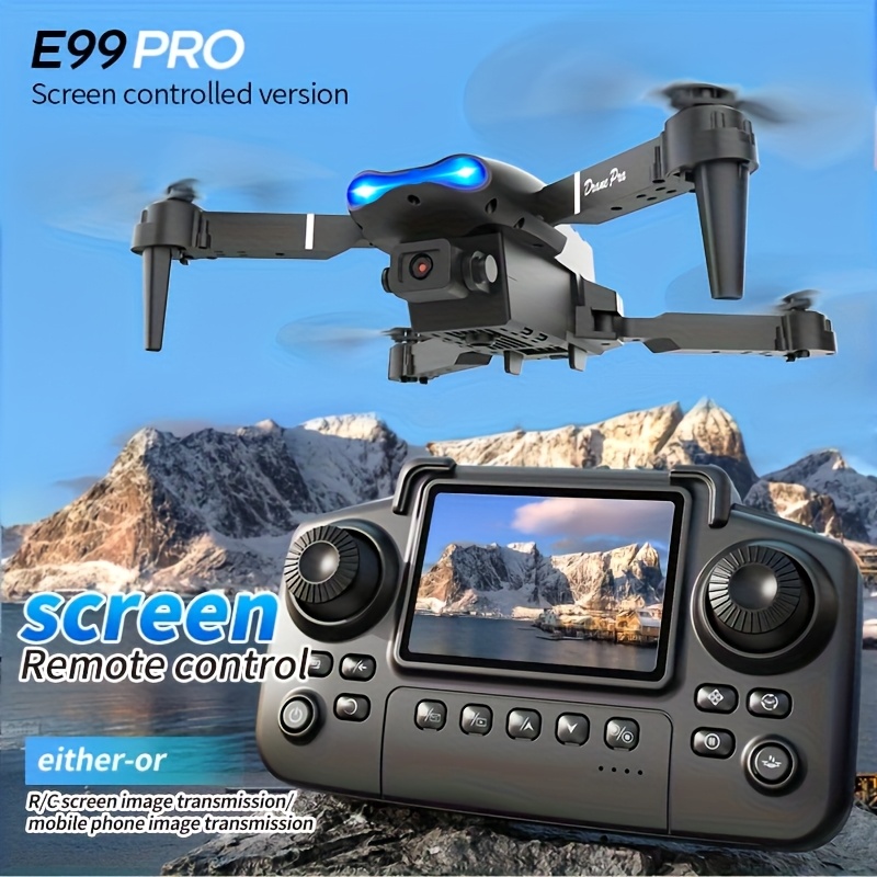 Drone Camera 4K - Geliştirilmiş 2026 E99PRO MAX Drone, Çift