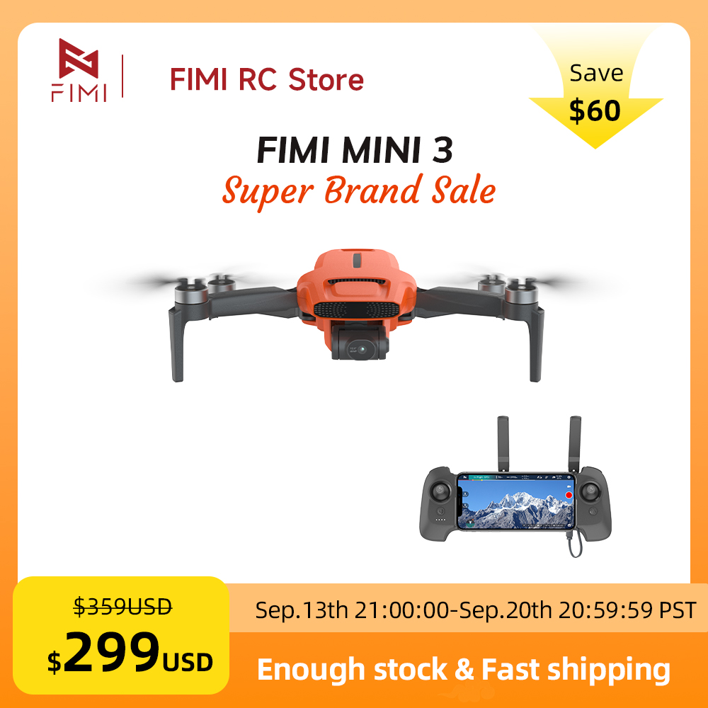 Drone Camera 4K - FIMI MINI 3 Kamera Drone 4K