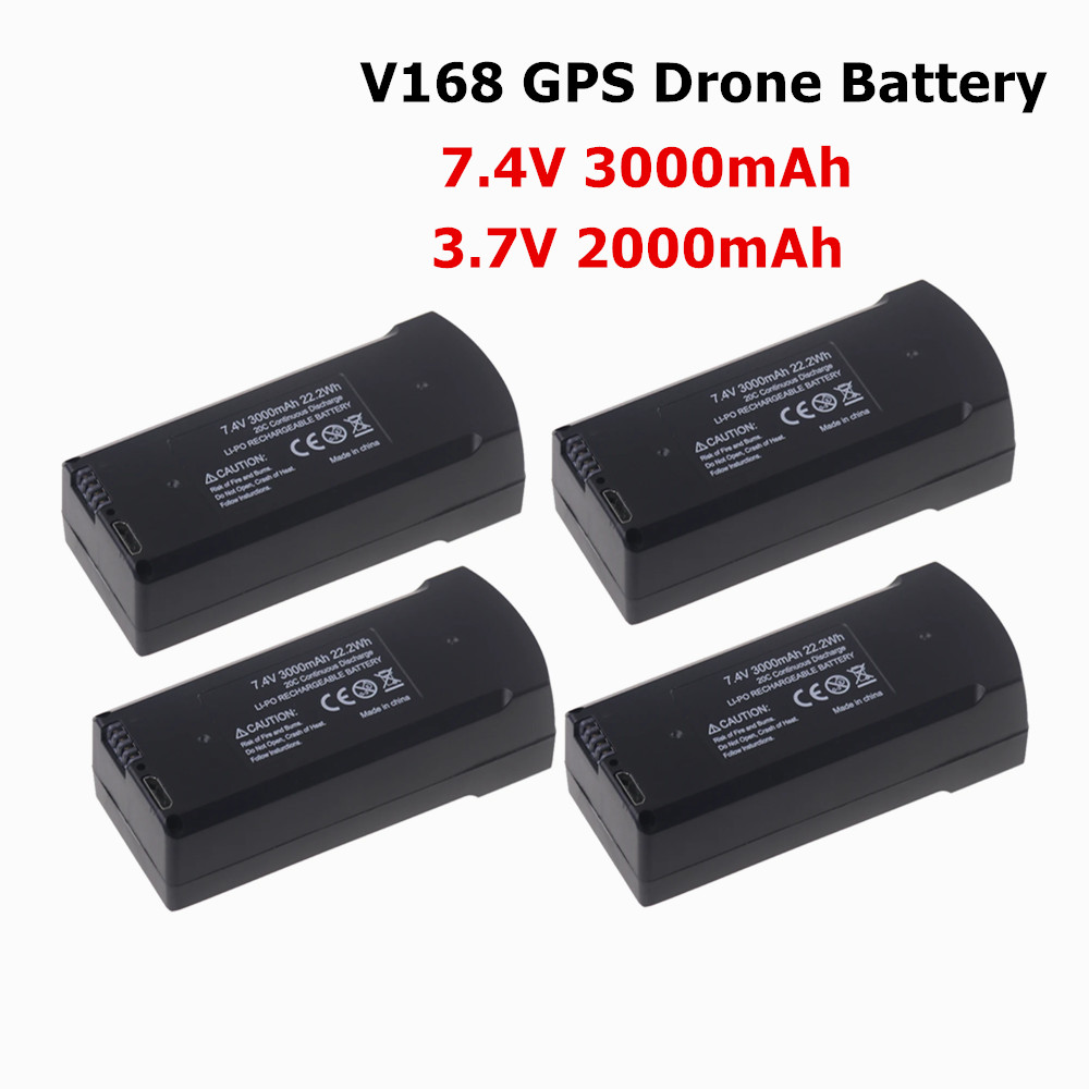 7.4V 3000mAh Pil V198 V168 Pro - Eachine Drone E58 incelemesi ve fiyatı